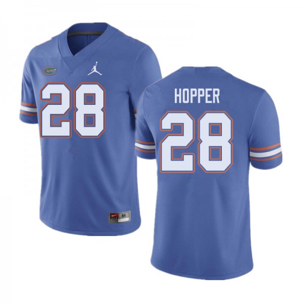 Jordan Brand Men #28 Ty'Ron Hopper Florida Gators College Football Jersey Blue